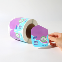 Étiquettes autocollantes rondes personnalisées pour produits, logo d'entreprise, étiquettes d'emballage, autocollants en vinyle imperméables, étiquettes en PVC en rouleau, autocollants pour boîtes cadeaux