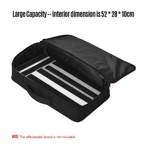 Borsa Portatile per <span class=keywords><strong>Pedaliera</strong></span> Resistente all'Abrasione in Tessuto Rinforzato Custodia Grande per <span class=keywords><strong>Pedaliera</strong></span> <span class=keywords><strong>Chitarra</strong></span> Accessori per <span class=keywords><strong>Chitarra</strong></span> - Product Image 5