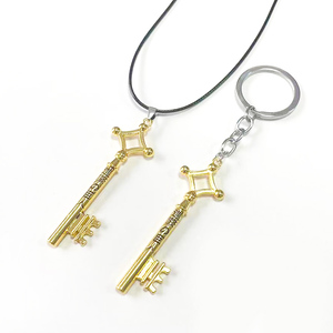 Collier Anime <span class=keywords><strong>Clé</strong></span> <span class=keywords><strong>d</strong></span>'<span class=keywords><strong>Eren</strong></span> Shingeki No Kyojin, Pendentif Tendance, Chaîne de <span class=keywords><strong>Clé</strong></span>, Bijou Anime Vintage Rétro pour Cosplay - Product Image 1