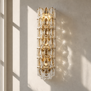 Custom Modern Copper Living Room Crystal <b>Wall</b> <b>Light</b> lamp Villa Indoor Home Bedroom Luxury Golden Sconce Handmade - Product Image 2