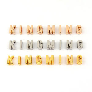 26 шт., A-Z металлические буквы алфавита 8 мм - Product Image 2