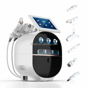 6 In 1 yüz makine cilt bakımı oksijenli yüz makinesi cilt temizleme yüz kaldırma için derin nemlendirici ticari