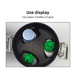 ถังเก็บกาวต่อขนตา ภาชนะเก็บกาวติดขนตา อุปกรณ์เสริมความงาม - Product Image 6