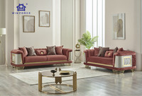 Canapé Chesterfield en velours moderne, design turc, luxe, canapé-lit capitonné, meubles de maison personnalisés, fabrication en usine