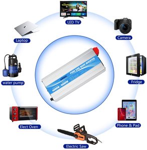 Gandiel 4000W Heavy Duty <span class=keywords><strong>Power</strong></span> Inverter tinh khiết Sine Wave DC12V để ac120v 4 AC cửa hàng điều khiển từ xa 2.4A <span class=keywords><strong>USB</strong></span> LED NFC kết nối - Product Image 3