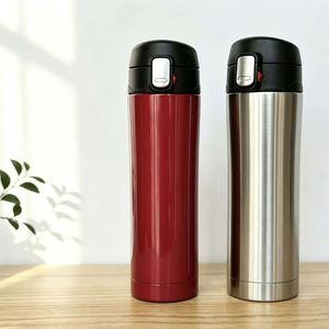 Vaso Térmico de Viaje de 450 ml con Tapa Abatible, Acero Inoxidable 304, Taza Ecológica Japonesa para Auto, Personalizable con Logotipo, Recuerdo Corporativo - Product Image 6