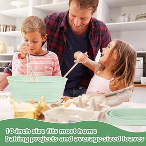 Offre Spéciale – Kit de Cuisson Professionnel pour Pain au Levain : Panier de Fermentation en Silicone Sans BPA de 9 Pouces à Prix Réduit - Product Image 3
