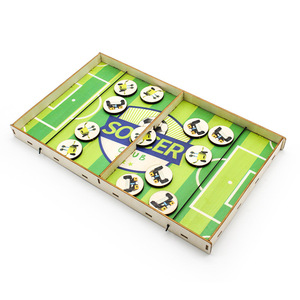 <b>Mini</b> <b>Table</b> Foosball Game 9mm MDF DIY Desktop Soccer Toy For Kids And Families - Product Image 4