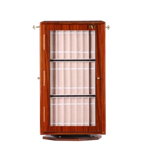 Soporte de exhibición de banda de reloj de madera de lujo, caja de exhibición de joyería con cerraduras - Product Image 4