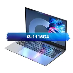 Toptan özel etiket Intel Core I3-1115G4 işlemci Intel 8Gb Ddr4 Ram 256Gb Pcie Ssd parmak izi okuyucu pencere 11 dizüstü 8Gb