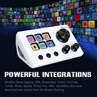 MiraBox N3, console de mixage audio, console de production et contrôleur de studio pour les créateurs de contenu, le streaming, compatible avec Mac et Windows