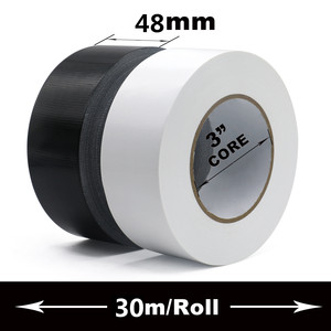 6 Gói Băng Keo Đen & Trắng Nặng Màu Sắc Giá Trị Số Lượng Lớn Nhiều Gói Cho Thủ Công Và Sửa Chữa, 8,3mil X 1.88Inch X 33yds - Product Image 2