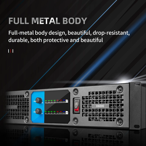 Amply công suất âm thanh chuyên nghiệp H6000 chất lượng cao 600W*2, vỏ kim loại, trở kháng 8ohm 4ohm, dùng cho gia đình, karaoke, sân khấu - Product Image 4