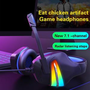 Con micrófono Led Light Auriculares <span class=keywords><strong>Gamer</strong></span> Usb Auriculares con cable Auriculares para Ps4 Xbox <span class=keywords><strong>PC</strong></span> Computer Ear Gaming Headset - Product Image 5