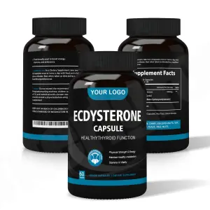 อาหารเสริมกีฬา ecdysterone Beta ตามธรรมชาติบริสุทธิ์แคปซูล98% 95%