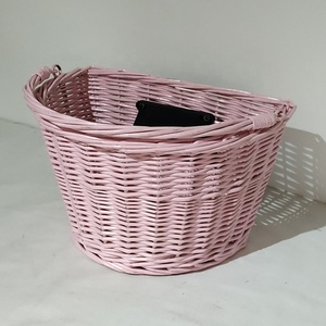 <span class=keywords><strong>Cesta</strong></span> de mimbre tejida para bicicleta, para perros y Mascotas - Product Image 3