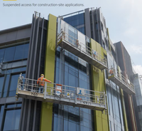 Plateforme suspendue électrique moderne Zlp800, capacité de charge de 800 kg, hauteur de levage de 200 m, pour utilisation en construction