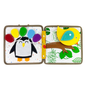 Libro Sensorial <span class=keywords><strong>para</strong></span> Bebés Estilo Ciervo Sika NF12, Juguetes Educativos Tempranos <span class=keywords><strong>para</strong></span> Niños, Libro de Actividades Tranquilas <span class=keywords><strong>para</strong></span> Niños Pequeños, Precio de Fábrica al por Mayor - Product Image 3