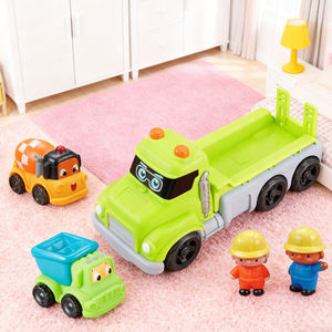 Jouets Lucky Toys, voiture à friction en plastique personnalisée, jouets pour bébés, véhicule, <span class=keywords><strong>camion</strong></span> avec lumière et musique - Product Image 3
