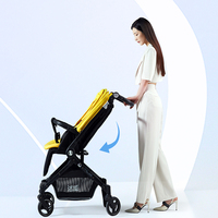 Purorigin Poussette compacte et légère de meilleure qualité pour bébé Chariot de transport pliable pour nouveau-né pour enfants Nouveau design