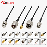 Cable Coaxial RG58 Personalizado de Fábrica con Conectores RF Múltiples SMA BNC N para Ensamblaje de Antena de Prueba de Radio GPS WiFi