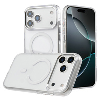 Coque de téléphone magnétique antichoc N52 en PC pur transparent, peinte aux UV, de haute qualité, inaltérable, pour iPhone 17 18 Pro Max