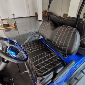 Carrito de Golf Eléctrico ClubCar Original de 4 Plazas, Conversión con Ruedas de 14 Pulgadas, Actualización para Vehículo de Turismo y Patrulla en Zonas Panorámicas - Product Image 1