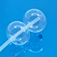 Cathéter de mûrissement cervical en silicone 100% jetable de classe II pour hystéroscopie, à double ballonnet pour dilatation