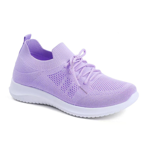 <span class=keywords><strong>Zapatillas</strong></span> Deportivas Personalizadas Color Morado, Calzado Casual Juvenil y Refrescante para Damas, Estilo para Caminar, Precio al por Mayor - Product Image 1