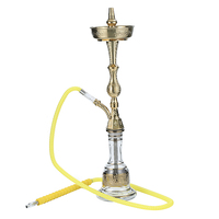 Chicha de luxe égyptienne de style arabe de taille moyenne, design unique, meilleure chicha égyptienne en alliage, chicha royale égyptienne