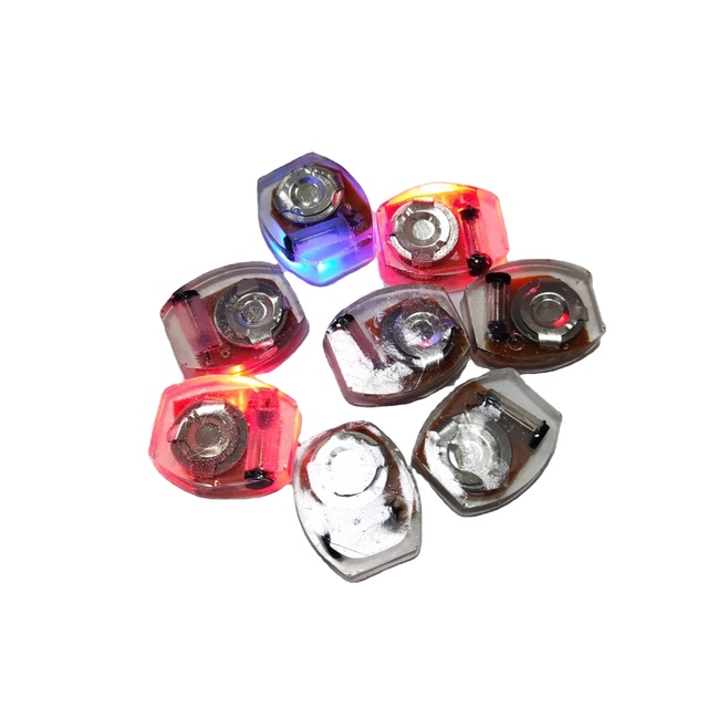Honzen Waterproof RGB Color Changing Mini Vibration Sensor Shoe Lights CR1216 Battery 1-Year Warranty Low Minimum Kids 10000