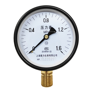 Manómetro Shanghai Lianli Y100, 1.6Mpa, Vacuómetro, Medidor de Presión de Agua, Aire y Aceite - Product Image 1