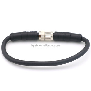 Kabel M8 2-Pole Male Right Angle Molded Cord untuk Katup Solenoid - Product Image 3