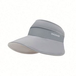 Women <b>Summer</b> <b>Hats</b> Double-sided Sun <b>Hat</b> Female <b>Summer</b> Anti-UV Large Brim Visor Cap Outdoor Sports Sun Visor <b>Hats</b> - Product Image 4