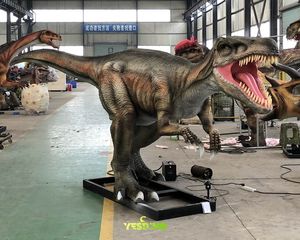 Modèle de <span class=keywords><strong>dinosaure</strong></span> grandeur nature 5m, <span class=keywords><strong>Baryonyx</strong></span> artificiel dynamique pour parc à thème jurassique - Product Image 4