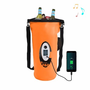 Portable Foldable Solar Camping Light Waterproof Solar Outdoor Light Cycling Travel Bag Warning Lights <b>Bluetooth</b> <b>Speaker</b> - Product Image 4