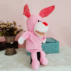 Marionnette à ventre parlant en peluche, jouet en coton PP, gant interactif parent-enfant, poupée à bouche ouverte pour contes <span class=keywords><strong>d</strong></span>'images en maternelle - Product Image 5
