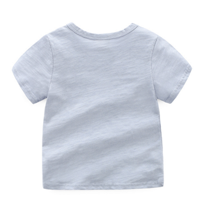 Vêtements de boutique pour enfants en gros, dernières tendances en matière de vêtements pour enfants, t-shirt blanc uni pour garçons - Product Image 4