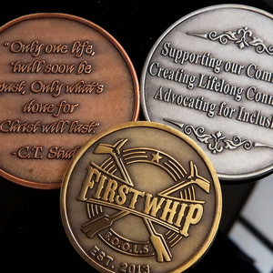 Moneta Commemorativa Personalizzata King Gifts <span class=keywords><strong>Coin</strong></span> Factory, Stampa Serigrafica 3D, Placcatura Anticata, Stile Croce, Souvenir - Product Image 3