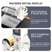 Machine de gaufrage à chaud pour estampage de logos et lettres, machine de bronzage à chaud pour cuir, artisanat du cuir DIY, cadeau