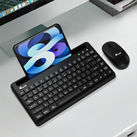 Combo de Teclado y Ratón Inalámbrico Mini Slim 2.4G en Oferta para Laptop, Diseño Ergonómico Ultra Delgado, en Stock
