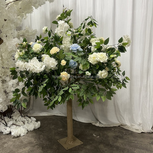 Arrangement de table d'intérieur personnalisé Décoration de mariage Roses Glycine Arbre fleuri Faux <span class=keywords><strong>buisson</strong></span> Plante Arbre de <span class=keywords><strong>cerisier</strong></span> artificiel - Product Image 1