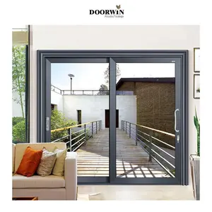 Doorwin Retractable Screen 10 Foot Steel Sliding Glass Door 3 Panel Stackable Sliding Patio Doors