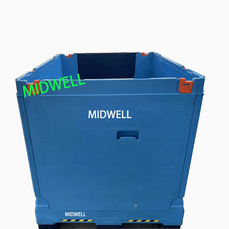 Container 1200l Large 1200L IBC Plastic Tank Pallet Container Stackable Design for ...