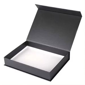 Boîtes cadeaux rigides noires mates personnalisées avec logo, pour emballages de montres et bijoux de luxe, imprimées sur mesure et à prix abordable - Product Image 3