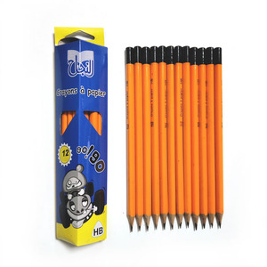 Juego de Lápices Triangulares Amarillos Ecológicos con Impresión Personalizada, Lápices de Grafito Hb de Madera para Escribir y Dibujar - Product Image 6