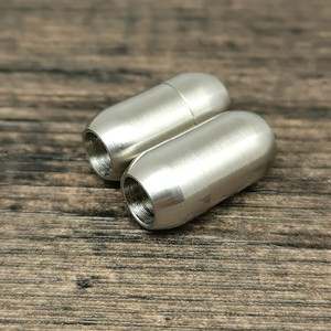 Boucle magnétique ronde en acier inoxydable pour la fabrication de bracelets, en acier titane qui conserve la couleur, accessoires de bijouterie DIY - Product Image 4