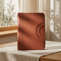 Carpeta de Presentación Liushun PU Tamaño A4, Portafolio - Solución Todo en Uno para Transportar Archivos, Tableta, Bloc de Notas y Accesorios