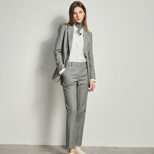 Traje de <span class=keywords><strong>Mujer</strong></span> JERMAR con Corte Personalizado en 3D, Traje de Negocios Elegante y Premium para Primavera y Otoño para Reuniones Formales - Product Image 2