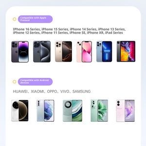 Banco de Energía de Carga Rápida de 35 W, Batería de Polímero Portátil de 20000 mAh para iPhone, <span class=keywords><strong>Xiaomi</strong></span>, Huawei - Product Image 4
